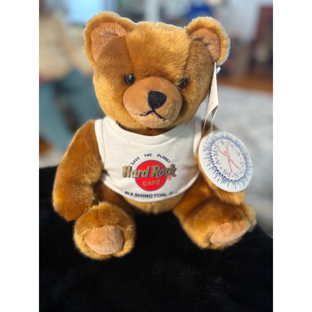 Hard Rock Cafe Washington DC Herrington Teddy Bear 2004 Limited Edition Plush